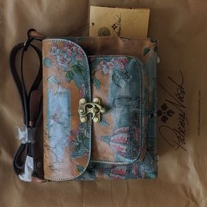 NWT Patricia Nash Leandra Flap Crossbody Bag- 10th Anniversary Edition